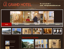 Tablet Screenshot of grandhoteldecrest.com